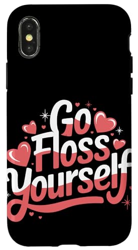 Zahnarzt Go Floss Yourself Hülle für iPhone X/XS von Dentist Dental Assistent Dentistry Hygienist