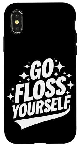 Zahnarzt Go Floss Yourself Hülle für iPhone X/XS von Dentist Dental Assistent Dentistry Hygienist