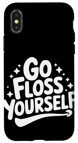 Zahnarzt Go Floss Yourself Hülle für iPhone X/XS von Dentist Dental Assistent Dentistry Hygienist