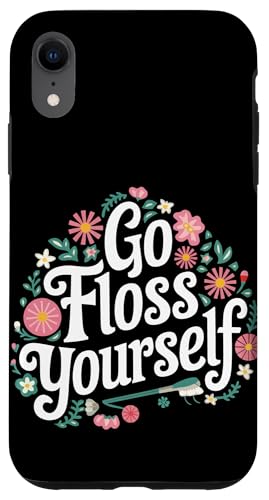 Zahnarzt Go Floss Yourself Hülle für iPhone XR von Dentist Dental Assistent Dentistry Hygienist