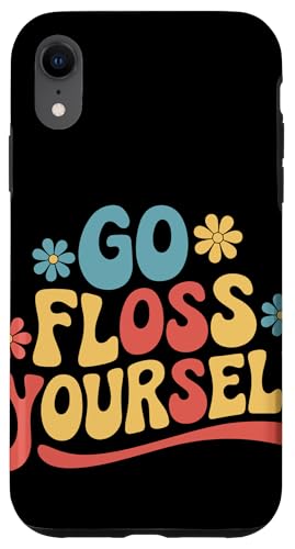Zahnarzt Go Floss Yourself Hülle für iPhone XR von Dentist Dental Assistent Dentistry Hygienist