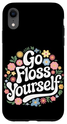 Zahnarzt Go Floss Yourself Hülle für iPhone XR von Dentist Dental Assistent Dentistry Hygienist