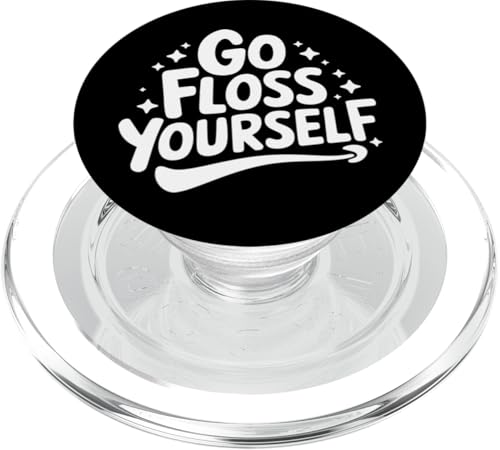 Zahnarzt Go Floss Yourself PopSockets PopGrip für MagSafe von Dentist Dental Assistent Dentistry Hygienist