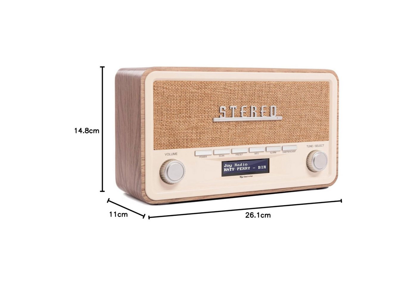 Denver Electronics DAB-18 Digitalradio (DAB) von Denver Electronics