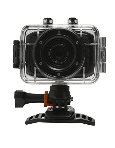 Denver HD Actioncam (5 Megapixel, 5 cm (2,0 Zoll) Display, CMOS Sensor, USB) inkl. wasserdichtem Gehäuse bis 10 m von Denver
