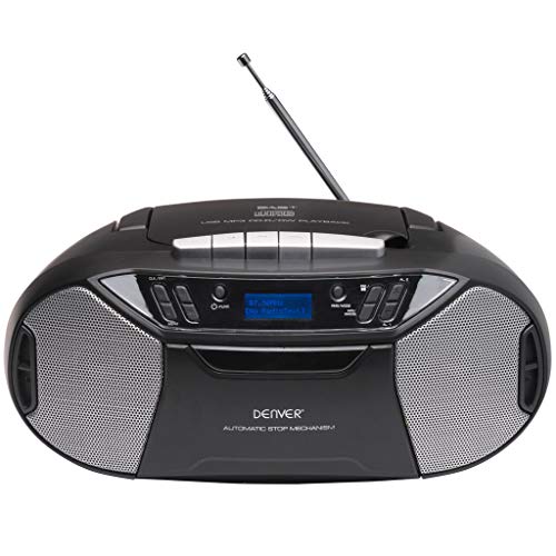 Boombox Denver TDC-250 mit DAB+ / FM Radio Kassettenspieler CD-Player AUX-Eingang 2143192 Boombox Denver TDC-250 mit DAB+ / FM Radio Kassettenspieler CD-Player AUX-Eingang 2143192 von Denver