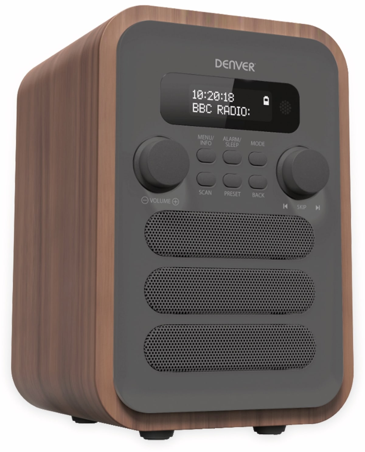 DENVER DAB+/FM Radio DAB-48, grau von Denver