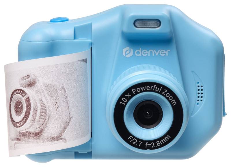DENVER Kinder-Bildkamera KPC-1370BU, inkl. Bilddrucker, blau von Denver