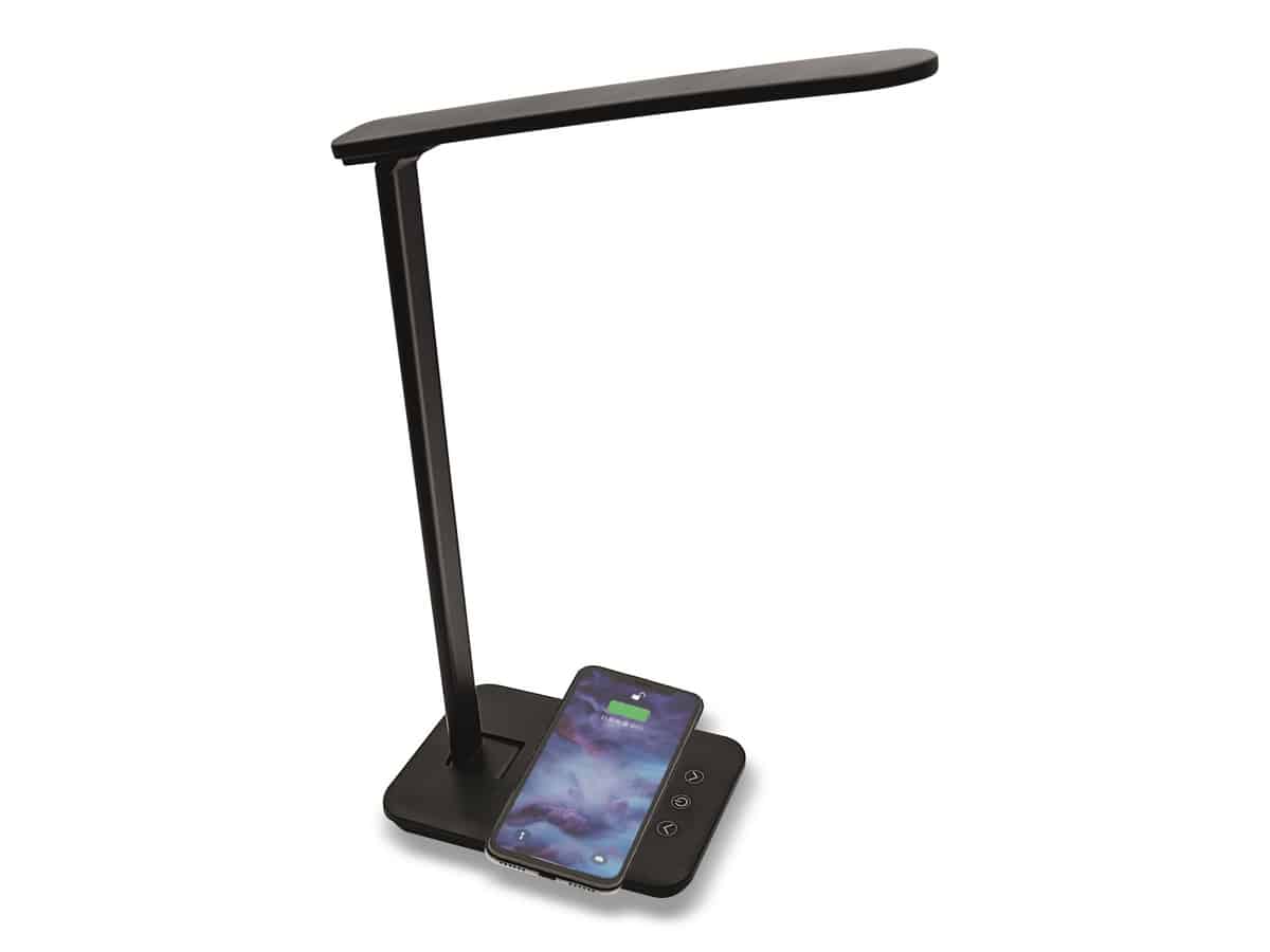 DENVER LED-Schreibtischleuchte LQI-105, Wireless Lader, schwarz von Denver