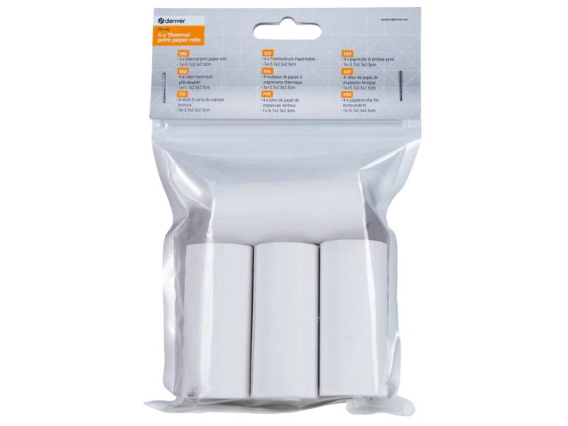 DENVER Papierrolle PP-40, für Bilddrucker MBP-32B u. Kamera KPC-1370 von Denver