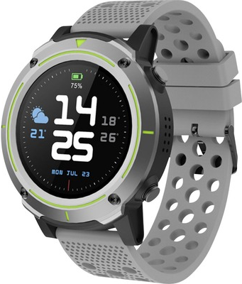 DENVER SW-510 - Intelligente Uhr mit Band - grau - Anzeige 3,3 cm (1.3) - Bluetooth (116111100050) von Denver