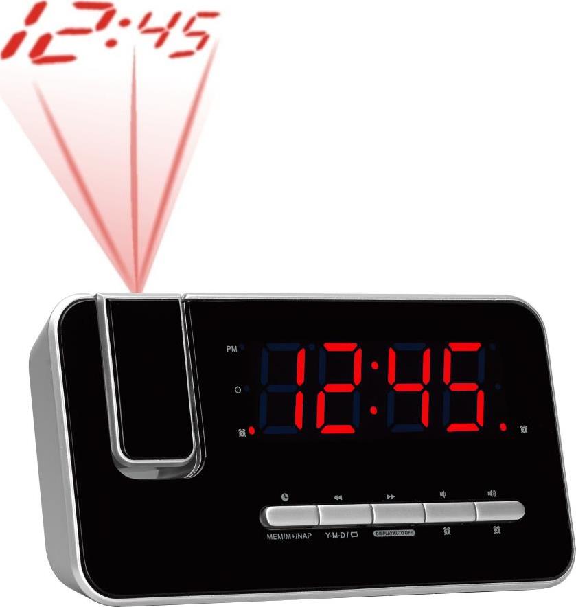 Denver CRP-618 - Uhr - Digital - FM,PLL - LED - 3,05 cm (1.2 ) - Rot (111131000370) von Denver