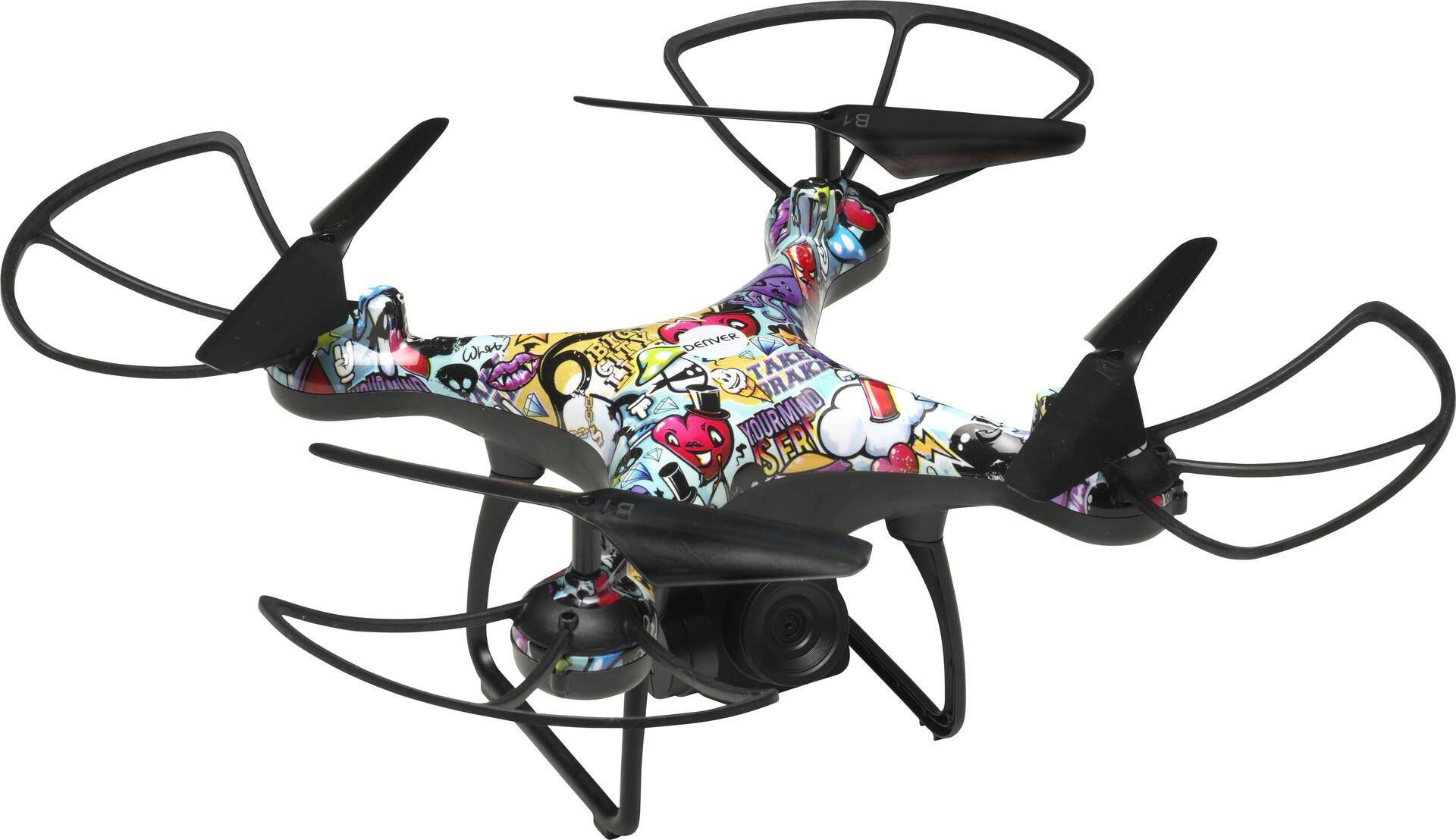 Denver DCH-350 Kameradrohne 4 Rotoren Quadrocopter 1 MP 1600 mAh Mehrfarbig (117101140080) von Denver