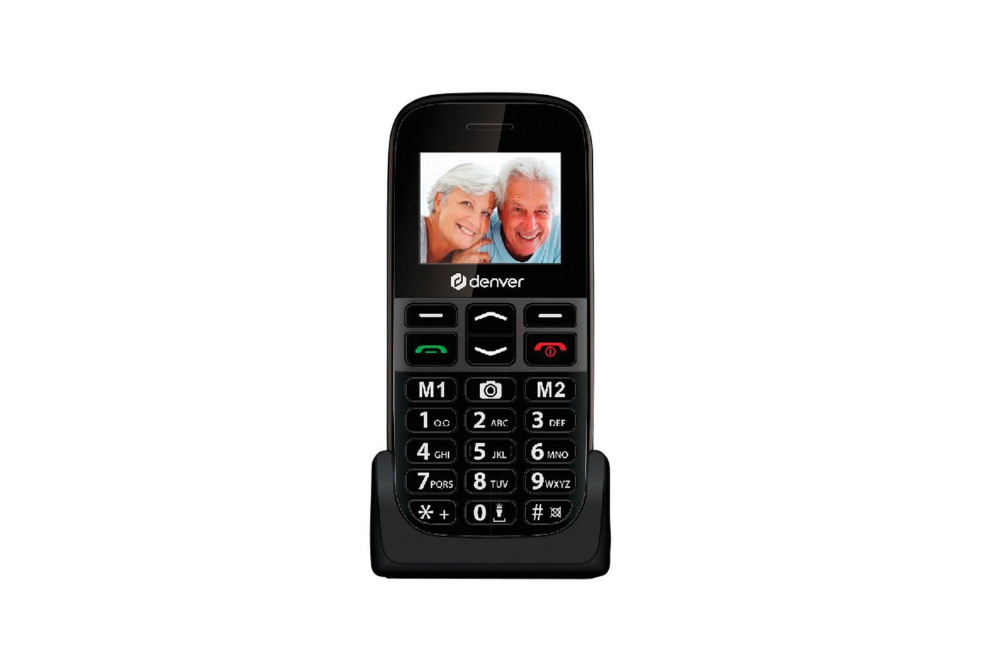 Denver DENVER Handy BAS-18500EB, Dual SIM, schwarz Handy von Denver