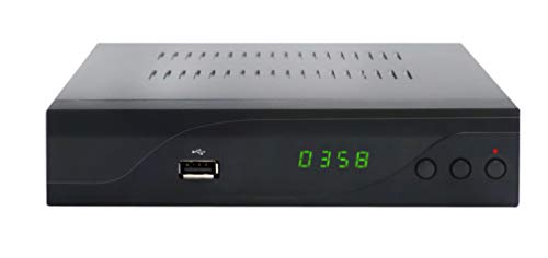 Denver DVBC-120 TV Kabelgebundener TV-Empfänger. MPEG-4 HD (DVB-C) Decoder für das Digitale Signal Ihres Kabelfernsehanbieter PVR-Funktion zum Aufzeichnen von Denver