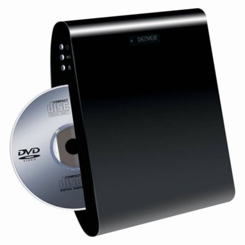 Denver DWM 100 black DVD-Player (DVD-Player mit USB & HDMI für Wandmontage) von Denver