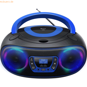 Denver Denver DAB+ Boombox Mit DAB+/FM-Radio, Bluetooth-Funktion,blue Denver Denver DAB+ Boombox Mit DAB+/FM-Radio, Bluetooth-Funktion,blue von Denver