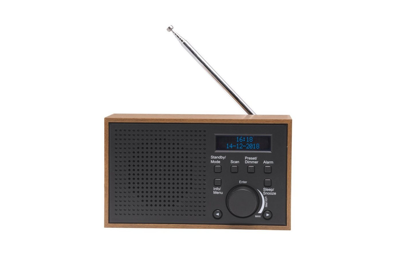 Denver Denver Radio DAB-46 dark grey Radio (Digitalradio (DAB), 2 W) von Denver