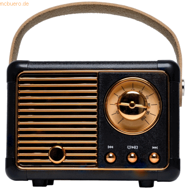 Denver Denver Retro BT-Lautsprecher BTP-203B schwarz von Denver