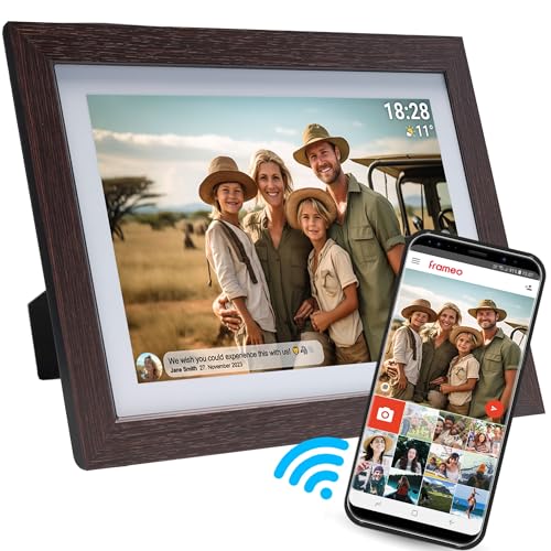 Denver PFF-1042DW Digitaler Wi-Fi Bilderrahmen – 10,1 Zoll IPS HD Touchscreen, FRAMEO Software, Drahtloses Teilen, Timer-Funktion, Eichenholzrahmen dunkel Denver PFF-1042DW Digitaler Wi-Fi Bilderrahmen – 10,1 Zoll IPS HD Touchscreen, FRAMEO Software, Drahtloses Teilen, Timer-Funktion, Eichenholzrahmen dunkel von Denver