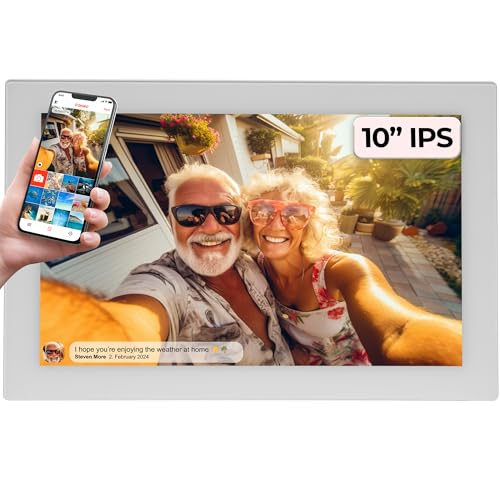 Denver Digitaler Bilderrahmen PFF-1037W, 10,1 Zoll, Weiß, PFF-1037White Denver Digitaler Bilderrahmen PFF-1037W, 10,1 Zoll, Weiß, PFF-1037White von Denver