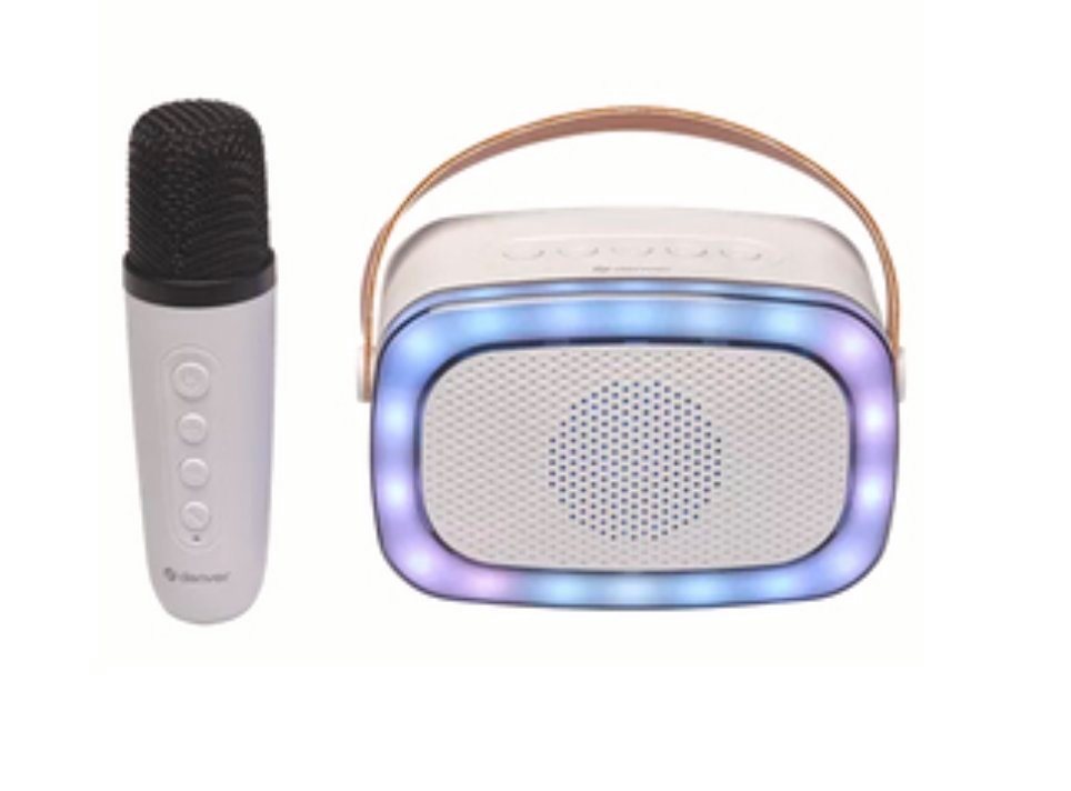 Denver Karaoke BT-Lautsprecher BTM-610 Bluetooth-Lautsprecher von Denver