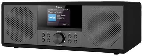 Denver MIR-270B Internet CD-Radio Internet, DAB+, UKW AUX, Bluetooth®, CD, USB, WLAN, Internetradio von Denver