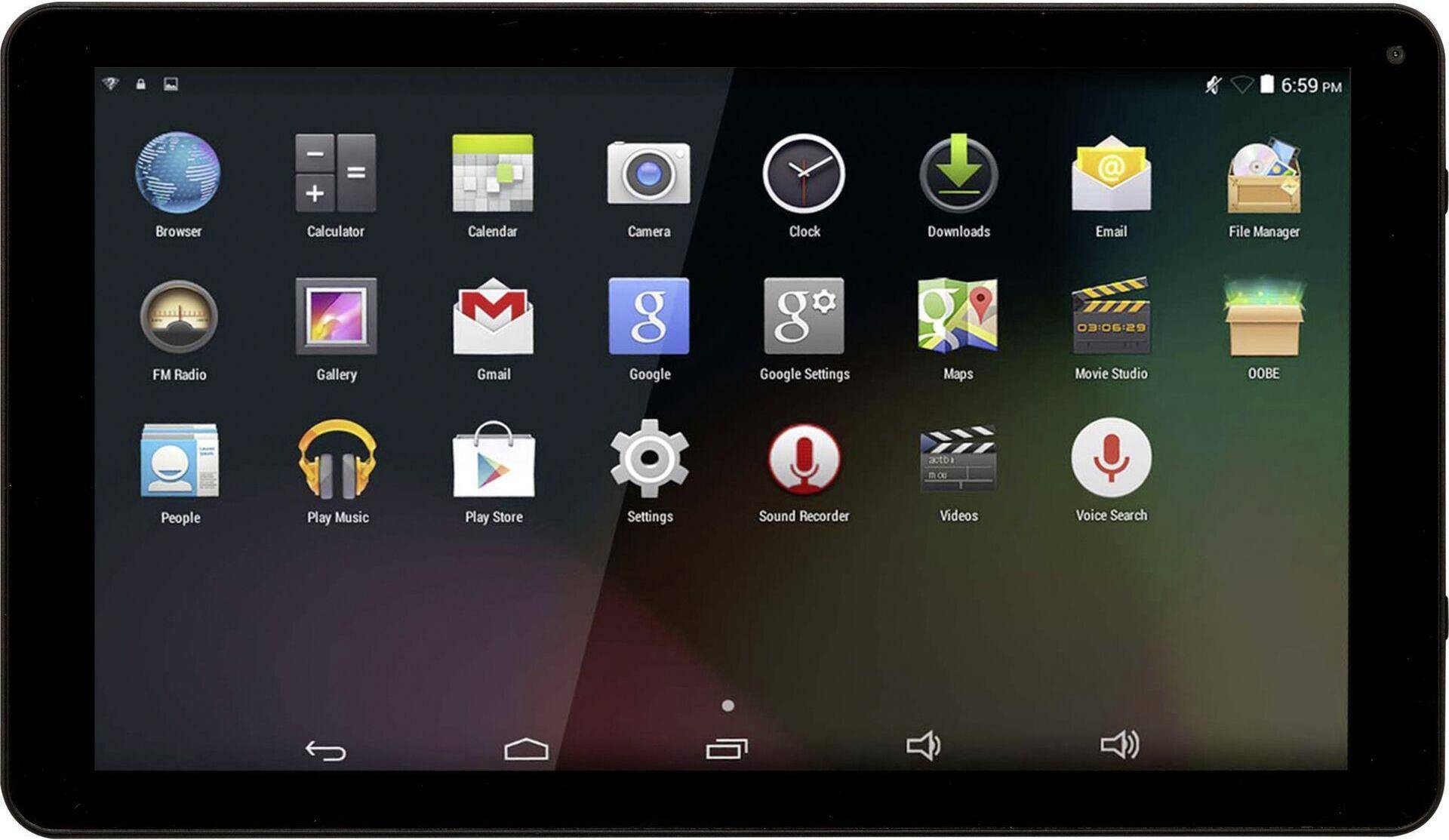 Denver TAQ-10465 Tablet Rockchip 64 GB 25,6 cm (10.1) 2 GB Wi-Fi 4 (802.11n) Android 10 Go edition Schwarz (TAQ-10465) von Denver