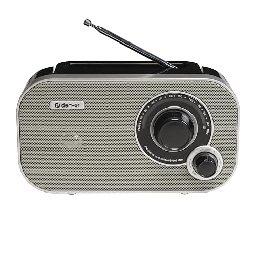 Denver TR-51 UKW-Radio mit analogem Tuning, Grau Denver TR-51 UKW-Radio mit analogem Tuning, Grau von Denver