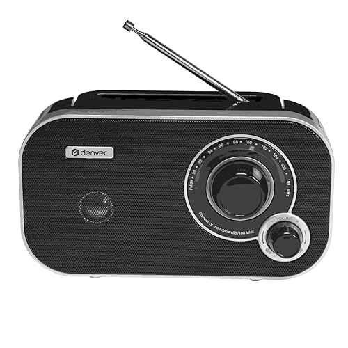 Denver TR-51 UKW-Radio mit analogem Tuning, Schwarz Denver TR-51 UKW-Radio mit analogem Tuning, Schwarz von Denver