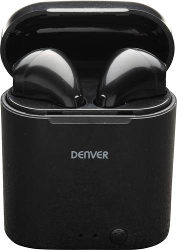 Denver TWE-36 In Ear Kopfhörer Bluetooth® Stereo Schwarz Ladecase von Denver