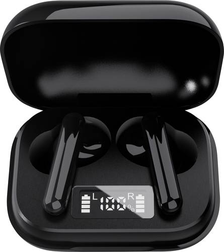 Denver TWE-38 In Ear Kopfhörer Bluetooth® Schwarz Batterieladeanzeige von Denver