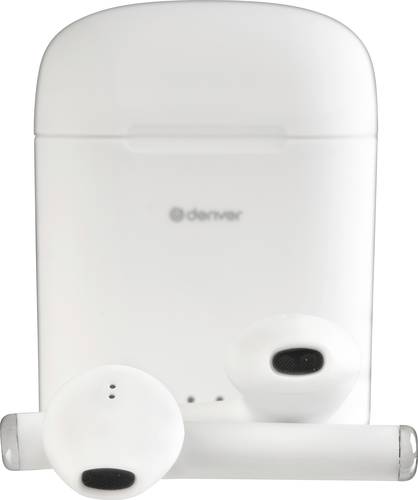 Denver TWE-46 In Ear Kopfhörer Bluetooth® Weiß von Denver