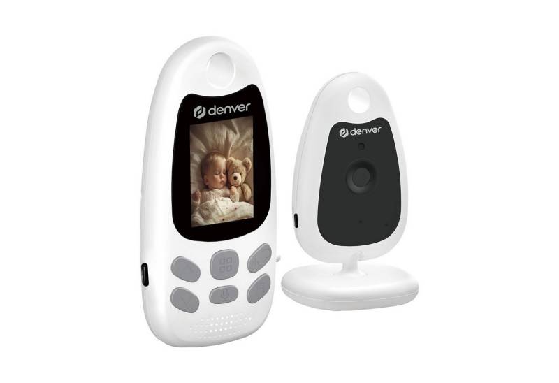 Denver Video-Babyphone Denver BC-250 Babycam mit Monitor 2,4 GHz White Neu von Denver