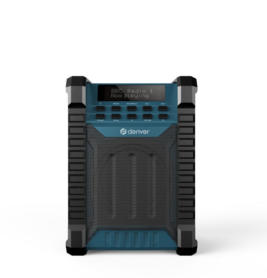 Denver WRD-60 DAB+/FM Baustellen-Radio/BT/Akku Baustellenradio (10 W) von Denver