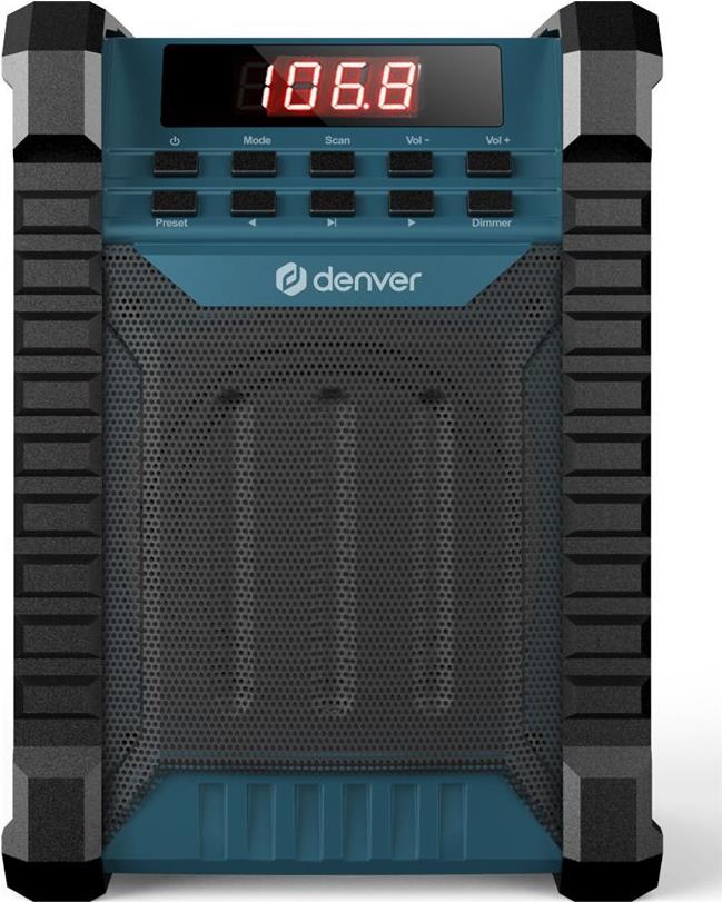 Inter Sales DENVER WRB-60 - Baustellenradio - 100 Watt (111101200060) von Denver