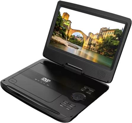 Inter Sales Denver MT-1097, Tragbarer DVD-Player, Tisch, Schwarz, DVD-Video, CD, CD-R, CD-RW, DVD, DVD+R, DVD+RW, DVD-R, DVD-RW, 25,4 cm (10 Zoll) - DVD-Brenner (MT-1097) von Denver