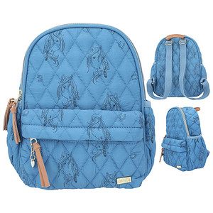 DEPESCHE Rucksack Miss Melody Blue Quilt Kunstfaser blau von Depesche