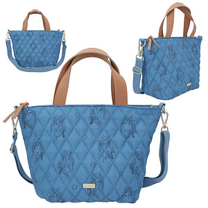 DEPESCHE Shopper Miss Melody Mini Kunstfaser blau von Depesche