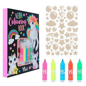 DEPESCHE Ylvi neon Malbuch von Depesche