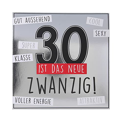 Depesche 0011694-004 Pop-up Glückwunschkarte zum 30. Geburtstag, Klappkarte mit Musik, Lichtelementen und einem originellen Spruch, Geburtstagskarte inkl. Umschlag, Format 15,5 x 15,5 cm von Depesche