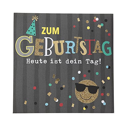 Depesche 0011694-016 Pop-up Glückwunschkarte zum Geburtstag, Klappkarte mit Musik, Lichtelementen und einem originellen Spruch, Geburtstagskarte inkl. Umschlag, Format 15,5 x 15,5 cm von Depesche