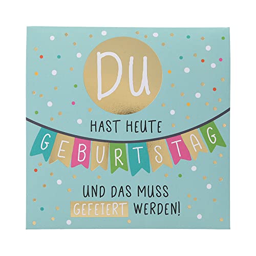 Depesche 0011694-019 Pop-up Glückwunschkarte zum Geburtstag, Klappkarte mit Musik, Lichtelementen und einem originellen Spruch, Geburtstagskarte inkl. Umschlag, Format 15,5 x 15,5 cm von Depesche