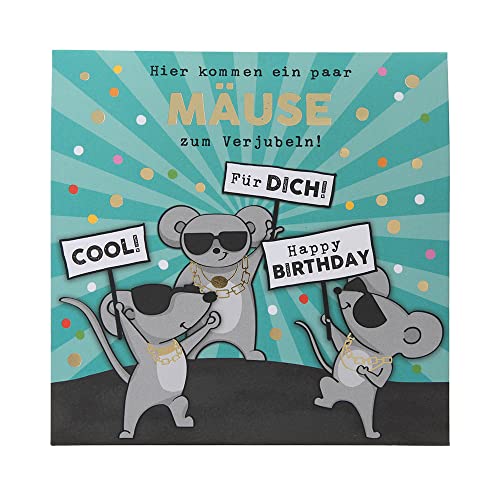 Depesche 0011694-029 Pop-up Glückwunschkarte zum Geburtstag, Klappkarte mit Musik, Lichtelementen und einem originellen Spruch, Geburtstagskarte inkl. Umschlag, Format 15,5 x 15,5 cm von Depesche