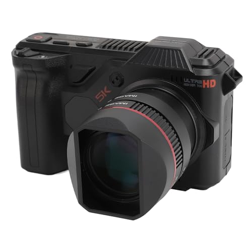 5K-Digitalkamera, 5G WiFi 50 MP, 50-facher Digitalzoom, Fotokamera mit Großer Reichweite, 4-Zoll-IPS-Bildschirm, 4800 MAh, Vlogging-Kamera mit Vollfarb-Nachtsicht für Teenager von Depisuta