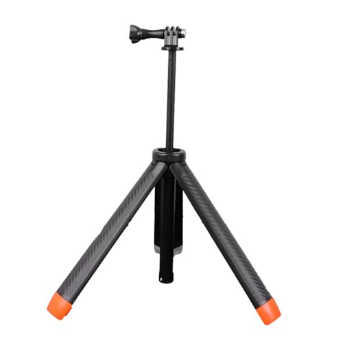 Ausziehbares Selfie-Stick-Stativ für Action-Kamera, Tragbares Vlog Selife Stick-Stativ, Griff, Ständer, Action-Kamera, Vlog-Zubehör-Sets für Action 5 Pro 4 3 für X4 X3 Ace Pro 2 von Depisuta