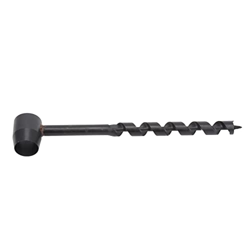 Handschneckenschlüssel -Siedler -Werkzeug, Kohlenstoffstahlhandschnecken Holzbohrer Überlebenssiedlers Schraubenschlüsselwerkzeug, Tragbare Holzschnecken Zum Campen, (16-230 mm) von Depisuta