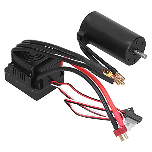 RC Bürstenloser Motor -ESC -Kombination, 3670 2650 KV Bürstenloser Motor und 120A ESC -Set für 1/8 RC -Auto -LKW von Depisuta