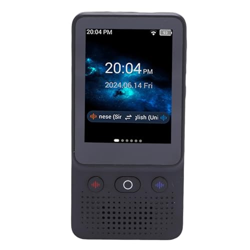 Sprachtranslator -Gerät, 138 Sprachen 2 Wege Echtzeit -Smart Voice -Übersetzer mit WiFi Bluetooth, Rauschunterdrückungsmikrofon, 3 Zoll HD -Touchscreme Portable Recorder Sprachtranslator -Gerät, 138 Sprachen 2 Wege Echtzeit -Smart Voice -Übersetzer mit WiFi Bluetooth, Rauschunterdrückungsmikrofon, 3 Zoll HD -Touchscreme Portable Recorder von Depisuta