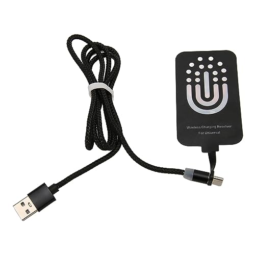 Typ-C-Wireless-Ladeempfänger, 10 W USB-C-Qi-Wireless-Ladeempfänger, Ultradünner Typ-C-Wireless-Lade-Patch mit Magnetischem Ladekabel für A51 A40 A20E J2 J3 J7 Typ-C-Wireless-Ladeempfänger, 10 W USB-C-Qi-Wireless-Ladeempfänger, Ultradünner Typ-C-Wireless-Lade-Patch mit Magnetischem Ladekabel für A51 A40 A20E J2 J3 J7 von Depisuta